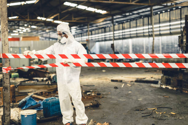 Professional Odor Removal technician working in Kingman, IN